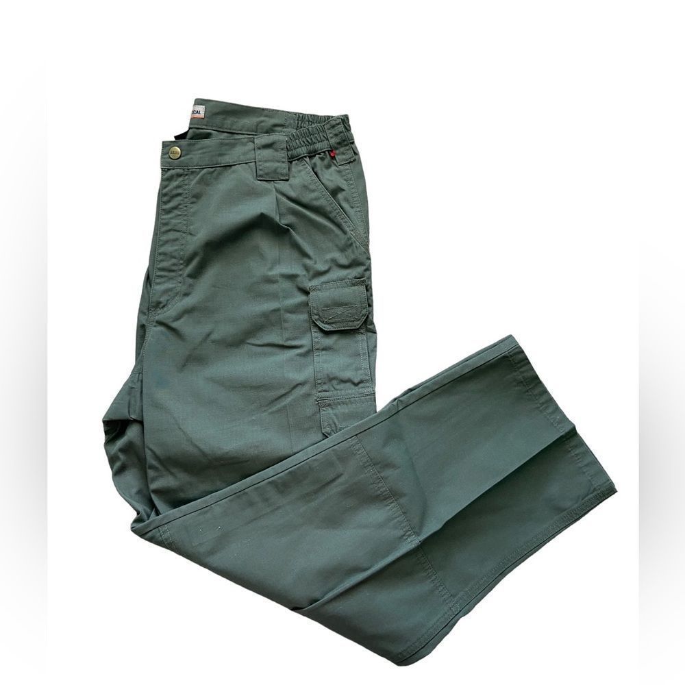 5.11 Tactical Series Ripstop Cargo Green Pants Size 37x30